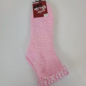 NWT C Crush Pink Fuzzy Plush Socks
